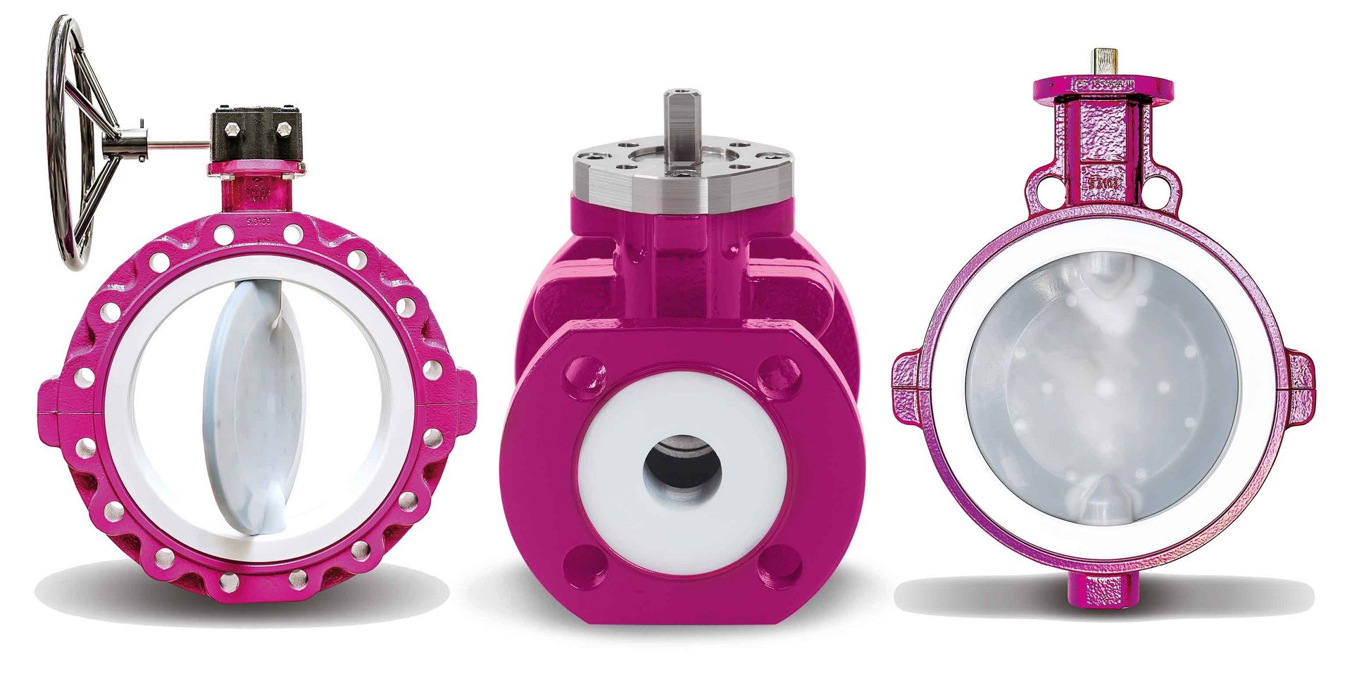 Group of PTFE Valves Group of PTFE Valves