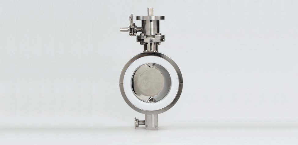 Sterilisierbare PTFE ausgkleidete Absperrklappe